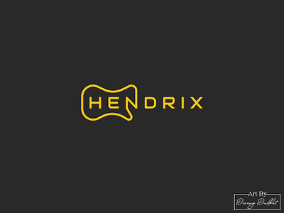 Hendrix Logo Design animation app blue branding brochure design design flat graphic design icon illustration illustrator lettering logo logo design minimal typography ui ux vector website