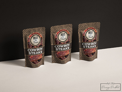 Cowboy Steaks Packaging Design