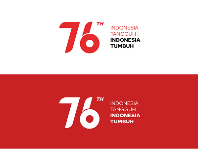 Logo HUT 76 Kemerdekaan Indonesia (UnOfficial) branding design graphic design logo