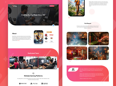 Appeal Studios - Gaming Studio Website bright exciting gaming gaming website vivid vivid colors