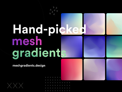100 Free Mesh Gradients color inspiration free gradients gradients mesh mesh colors mesh gradients