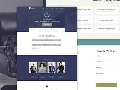 Law Firm Home Page