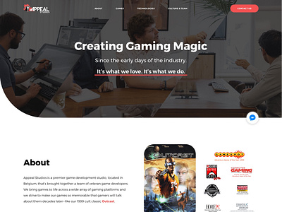 Gaming Studio Website