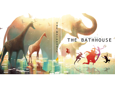 The Bathhouse animals book dance illustration