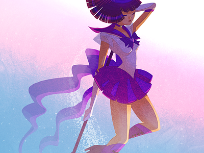 Sailor Saturn by Jisoo Kim on Dribbble