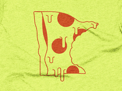 Pizzashirta cotton bureau minneapolis minnesota mn pizza shirt tshirt