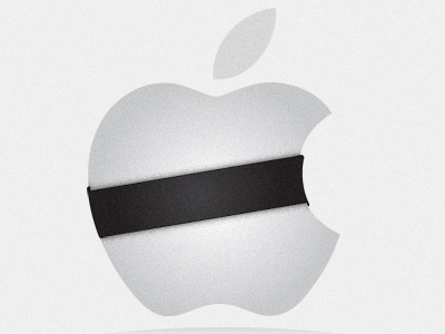 Rest In Peace, Mr. Jobs apple logo sad steve jobs