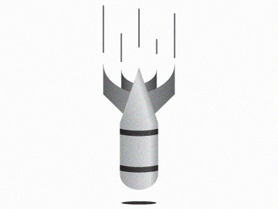 Bombs Away bomb boom falling logo missile rocket