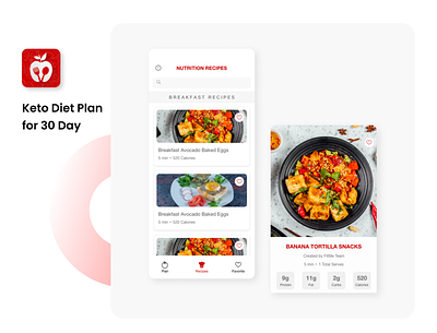 Keto Diet Plan App app appdesign design dietapp dietplan healthy healthyfood ketodiet ketodietplan mobile app mobileappdesign nutrition nutritionapp ui uidesign ux uxdesign