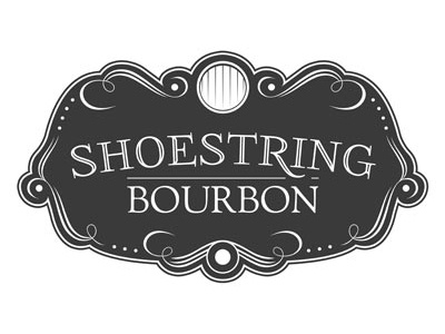 Shoestring Bourbon band bourbon design logo music shoestring shoestring bourbon