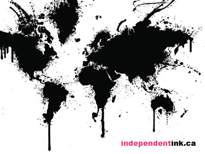 independentink.ca advertising independent ink logo promotion world