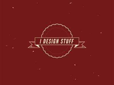 I DESIGN STUFF - Ribbon/Stamp advertising design graphic idesignstuff.ca illustration logo promotion stamp web