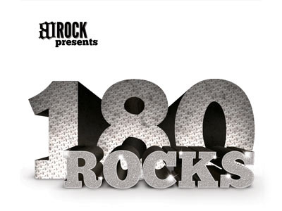 180 ROCKS 80rock album borden design hip hop independent ink montreal