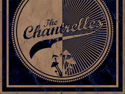 The Chantrelles design logo music soul the chantrelles type