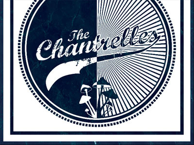 The Chantrelles B-Side design logo music soul the chantrelles type