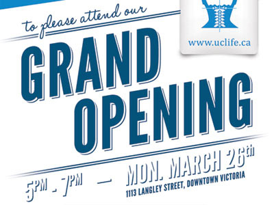 UCLife Grand Opening Invitation Flyer