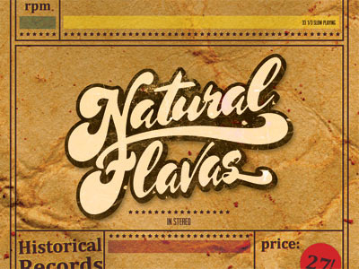 Natural Flavas - New Album Design - Front Cover 2 album artwork cd design natural flavas reggae roots