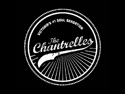Chantrelles Logo V2 design logo the chantrelles type