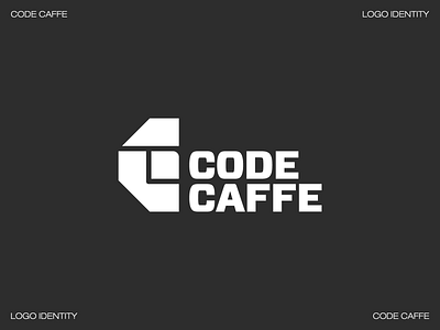 Code Caffe design icon logo