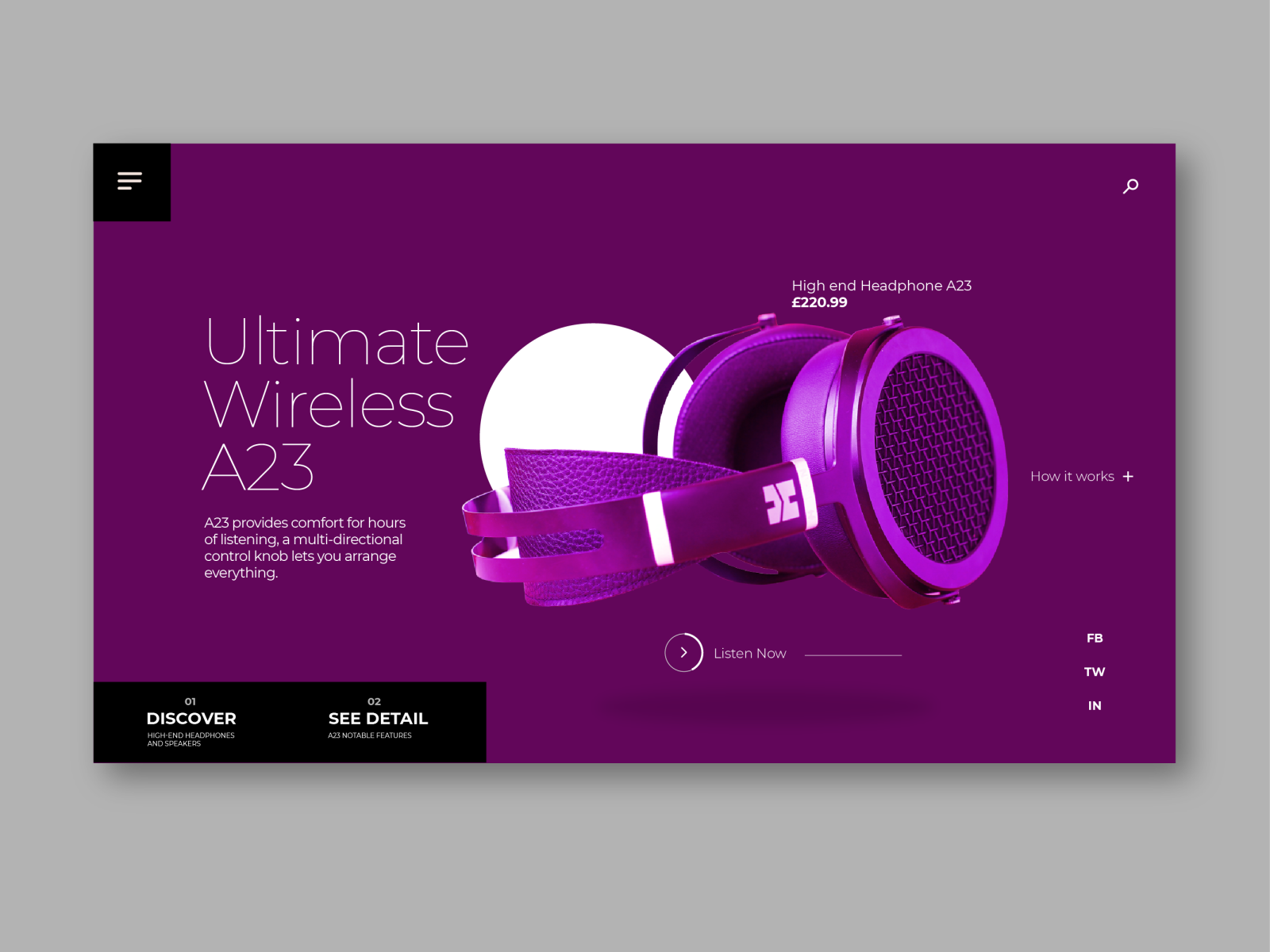 Wireless Headphone By Illustris On Dribbble