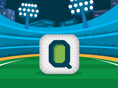 App Icon For Quiz Arena android app energetic fun game icon ios mobile