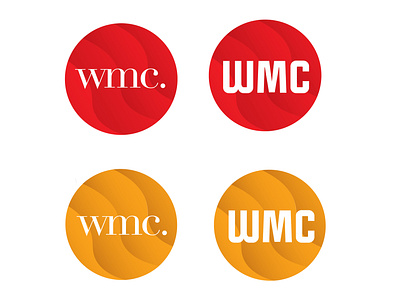 WMC Logo branding circle connect design icon illustration logo marketing agency minimal rebranding retro vector waves world