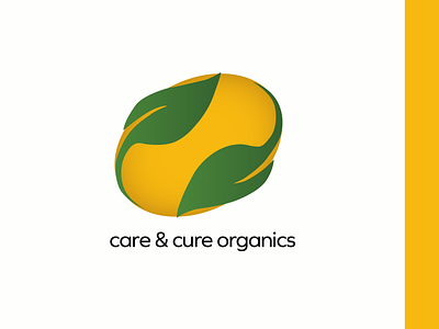 care & cure organic branding design digital farm farming illustration leaf design leafs leaves logo logo design logodesign marketing minimal organic seed vector
