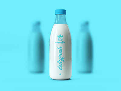 Cowmilk Bottle Design #02