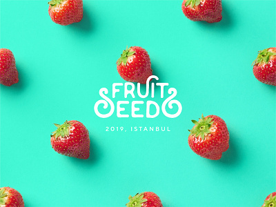 Fruit Seeds - Logo Design 2019 blue bright colors color creativity design fruit istanbul logo logo design logodesign modern rectangle seeds simple trend trendy typography white yellow