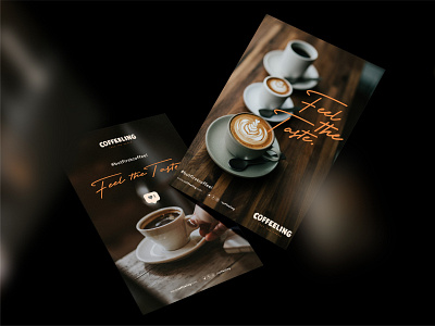 Coffeeling - Posters 2019 branding branding design butfirstcoffee coffee coffee bean coffee shop coffeeshop color creativity design feeling istanbul modern poster poster art poster design posters rectangle simple