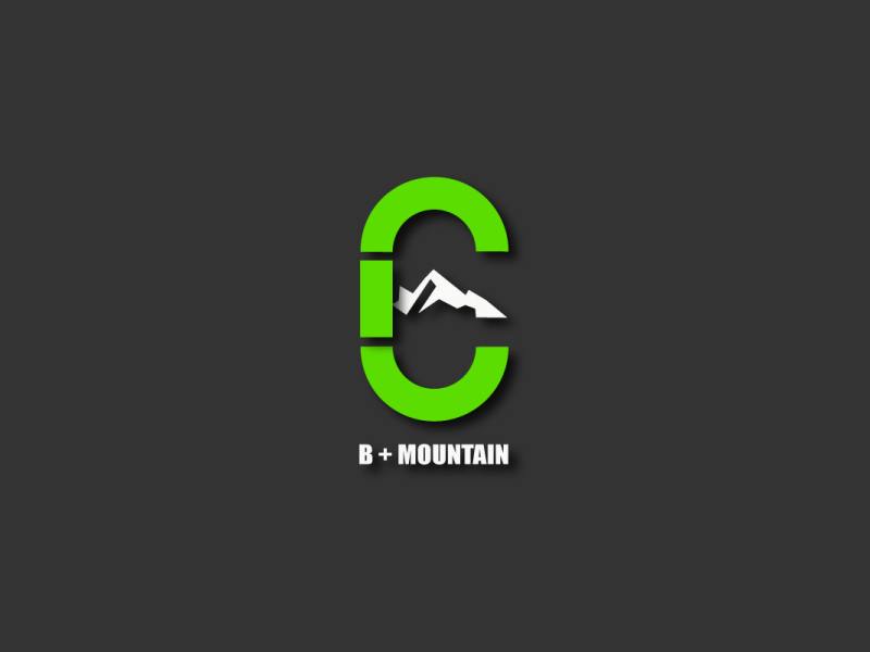 Dribbble - B-Mountain-Logo-new-Letter.jpg By Being Hassan