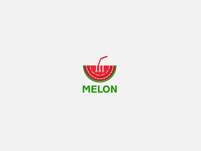 Melon Logo Design Abstract