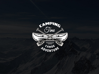 Camping Time Advanture Logo Vintage advanture logo branding camping logo cartoon design flat illustration illustrator lettering logo minimal vector vintage web website