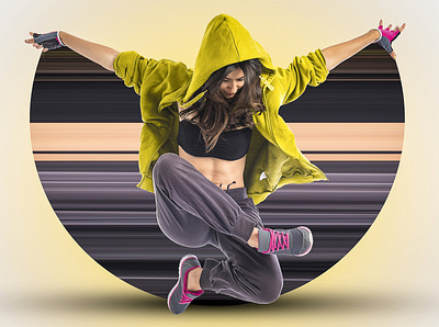 Break Cut Offect Dancer Photoshop 3d animation bacground change branding design editing effect photoshop graphic design illustration landscape logo motion graphics vector