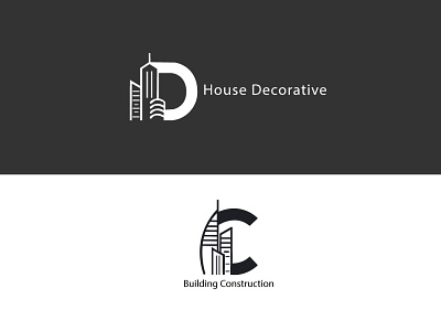 House Decorative Logo Design Letter