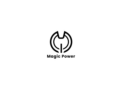 Magic Power Logo Design 3d animation branding design flat design flat logo graphic design illustration illustrator logo logo deign magic power logo minimal minimal logo minimalist logo design motion graphics ui vector web