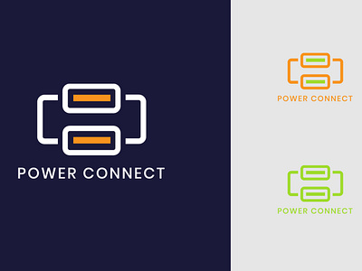 Power Connect Logo Design 3d animation branding design flat graphic design illustration logo minimal motion graphics power connect logo typography ui ux vector web