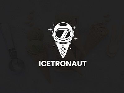 Icetronaut Logo design branding branding design icetronaut logo design branding illustration logo minimal typography ui ux vector web