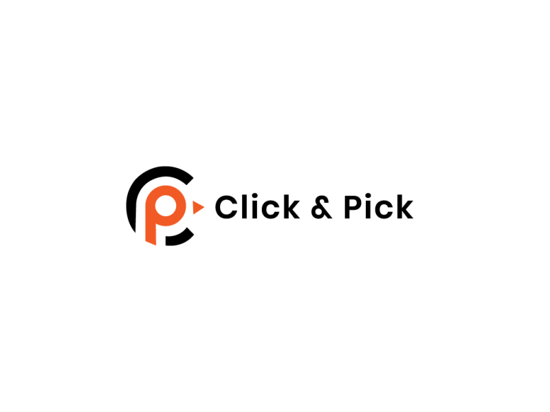 Click And Pick Logo Design By Being Hassan On Dribbble