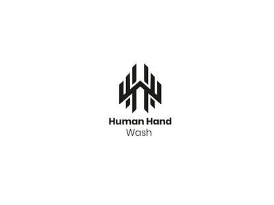Human Hand Wash Logo Design 3d animation branding design graphic design human hand wash logo design illustration logo minimal typography ui ux vector web