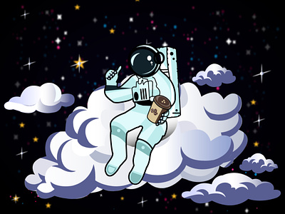 Astronaunt-Cloud-Illustrations