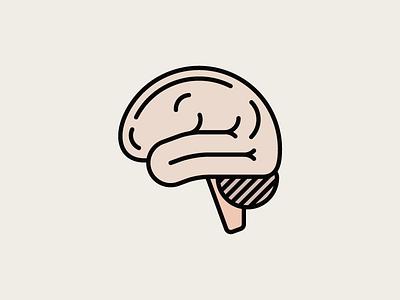 Brain icon medicine