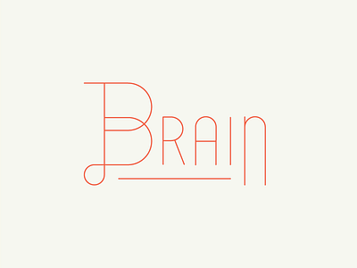 Braintype lettering typography