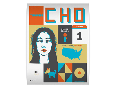 Margaret Cho Show Poster comedy illustration poster