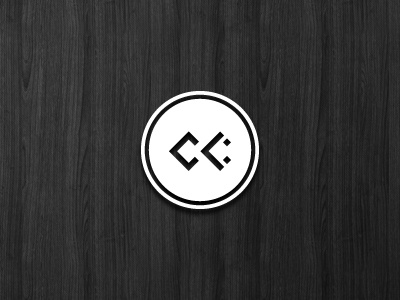 Untitled Concept black circle grain logo symbol white wood