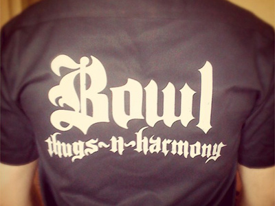 Printed Bowl Thugs Shirt bowling orlando print shirt thug