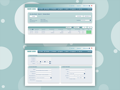 Banking Dashboard Website