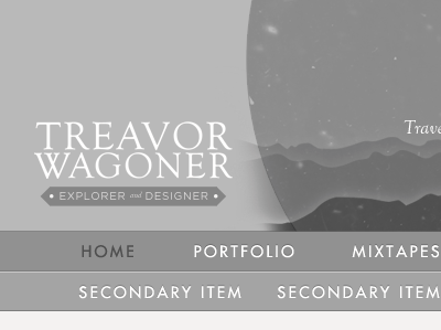 Site header (2) bw grayscale header illustration website