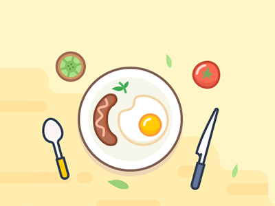 Breakfast design icon illustration ui