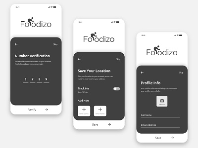 User Data input UI For Mobile App by Rakhesh B. on Dribbble